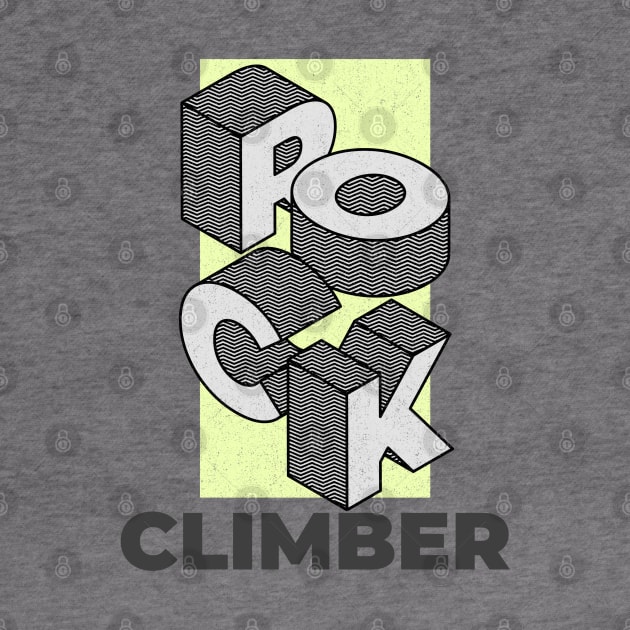 Rock Climber Neon by Low Gravity Prints